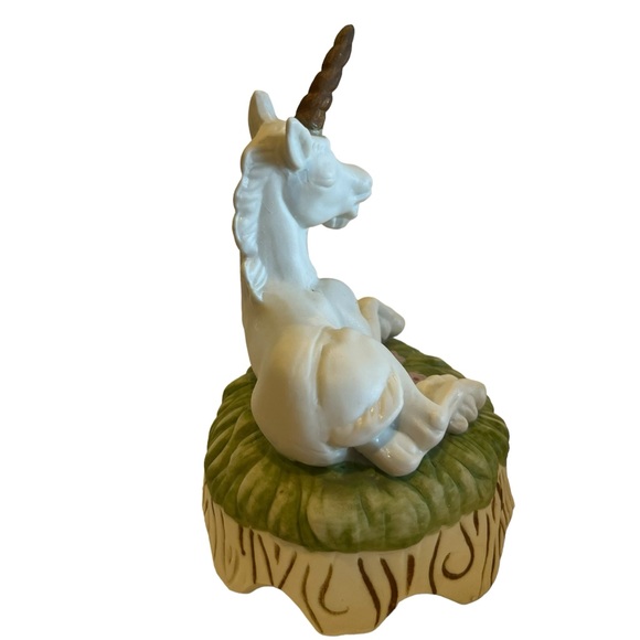 Music Box Porcelain Unicorn|Mystical Animal Vintage - Picture 2 of 7